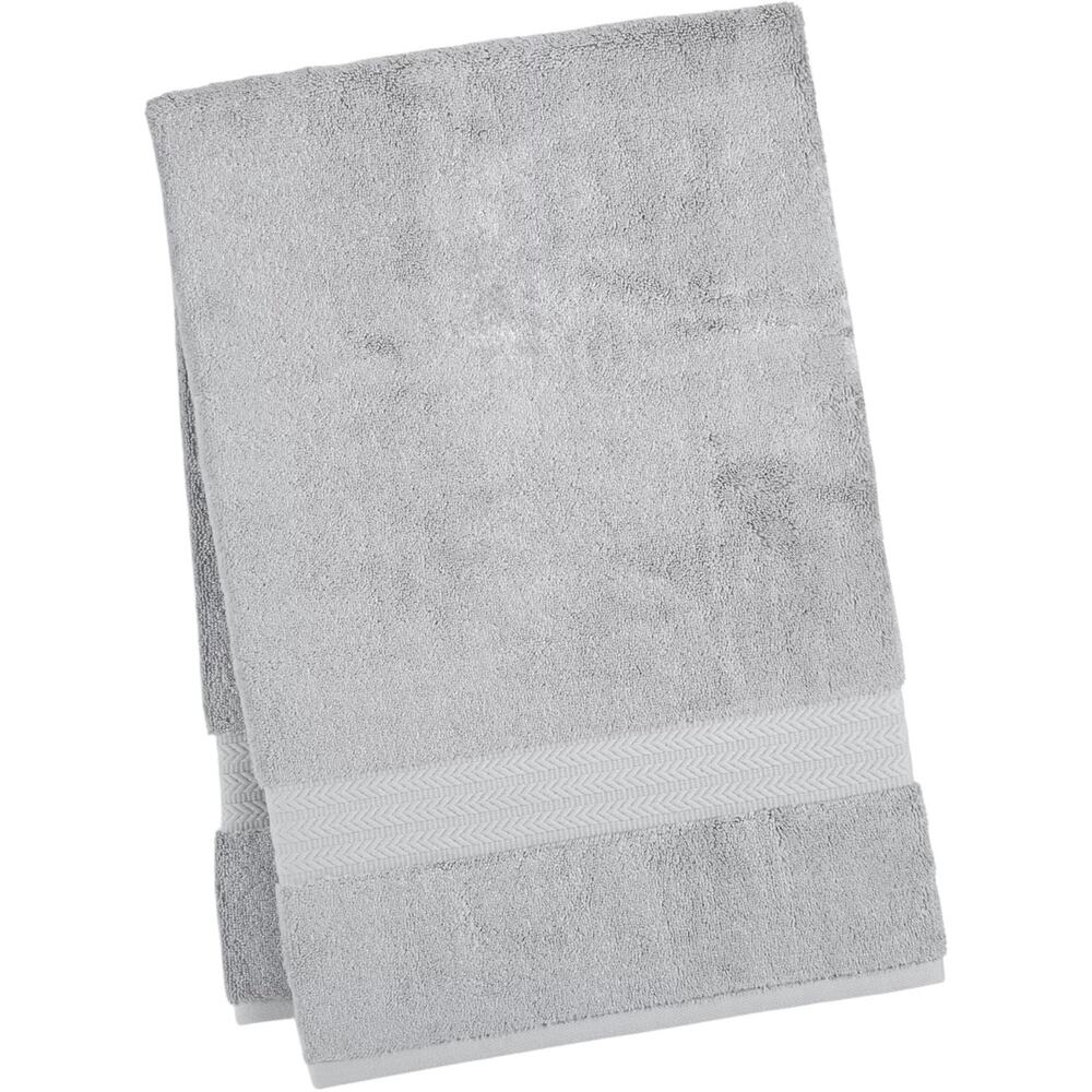 Hotel Collection Finest Elegance Luxury Turkish Cotton Bath Sheet/Hand Set Gray